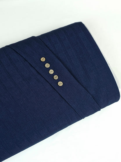 Karen Navy Blue Polyester 1½ Yard Remnant