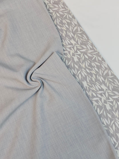 Solid Gray Polyester 1⅜ Yards