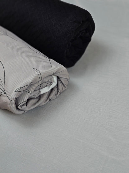 Crinkle Polyester Gray