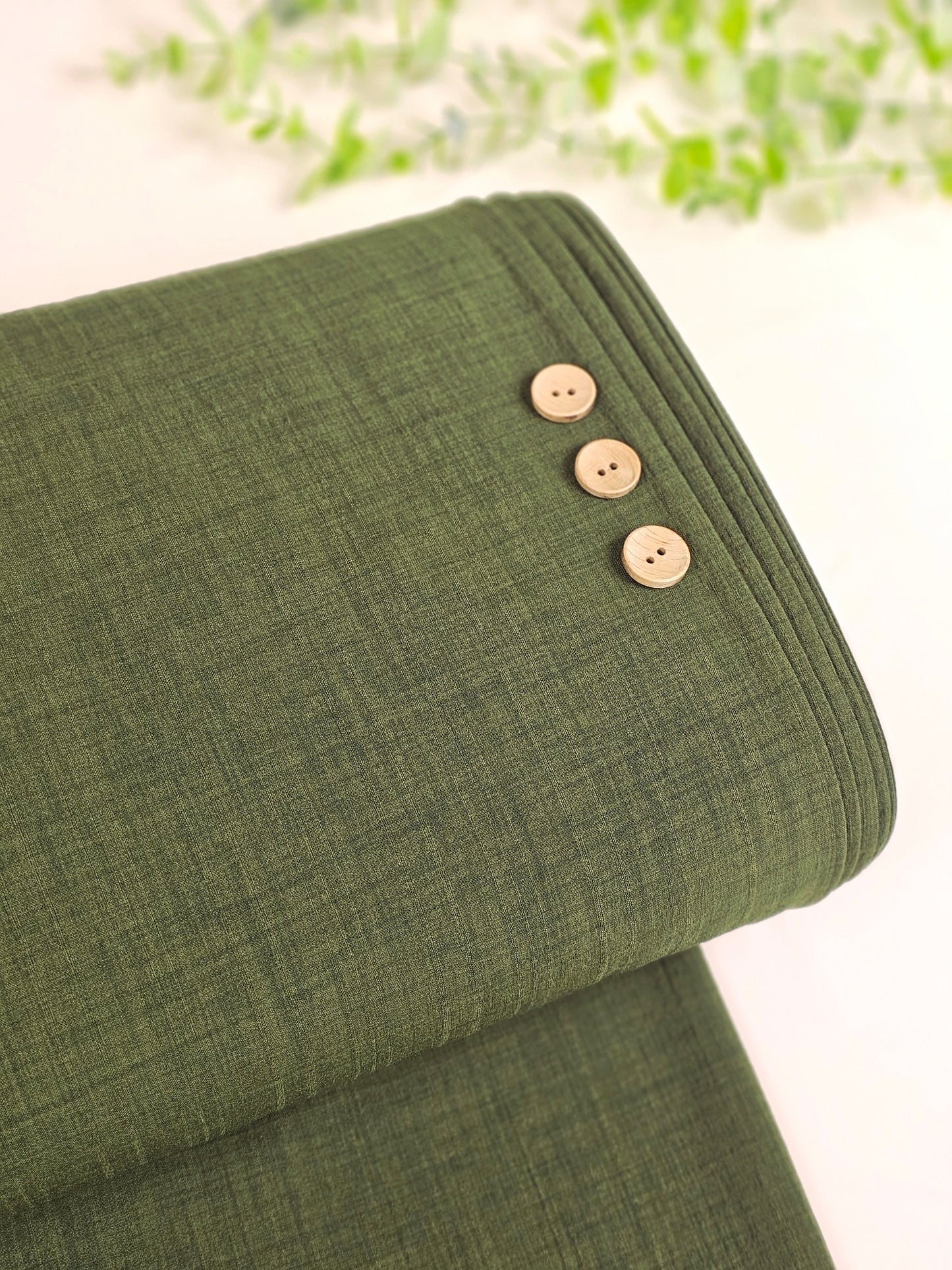 Melanie Olive Polyester 1⅓ Yard