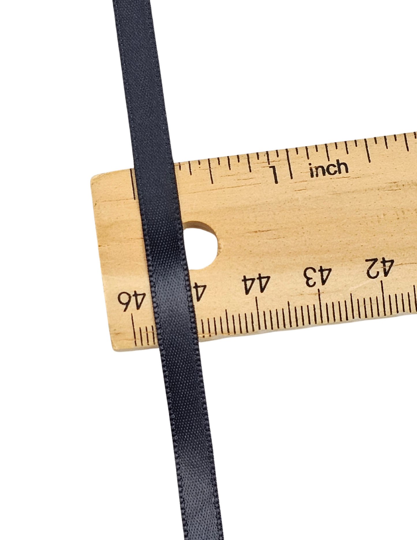 ¼" Black Satin Ribbon - 3 Yds.