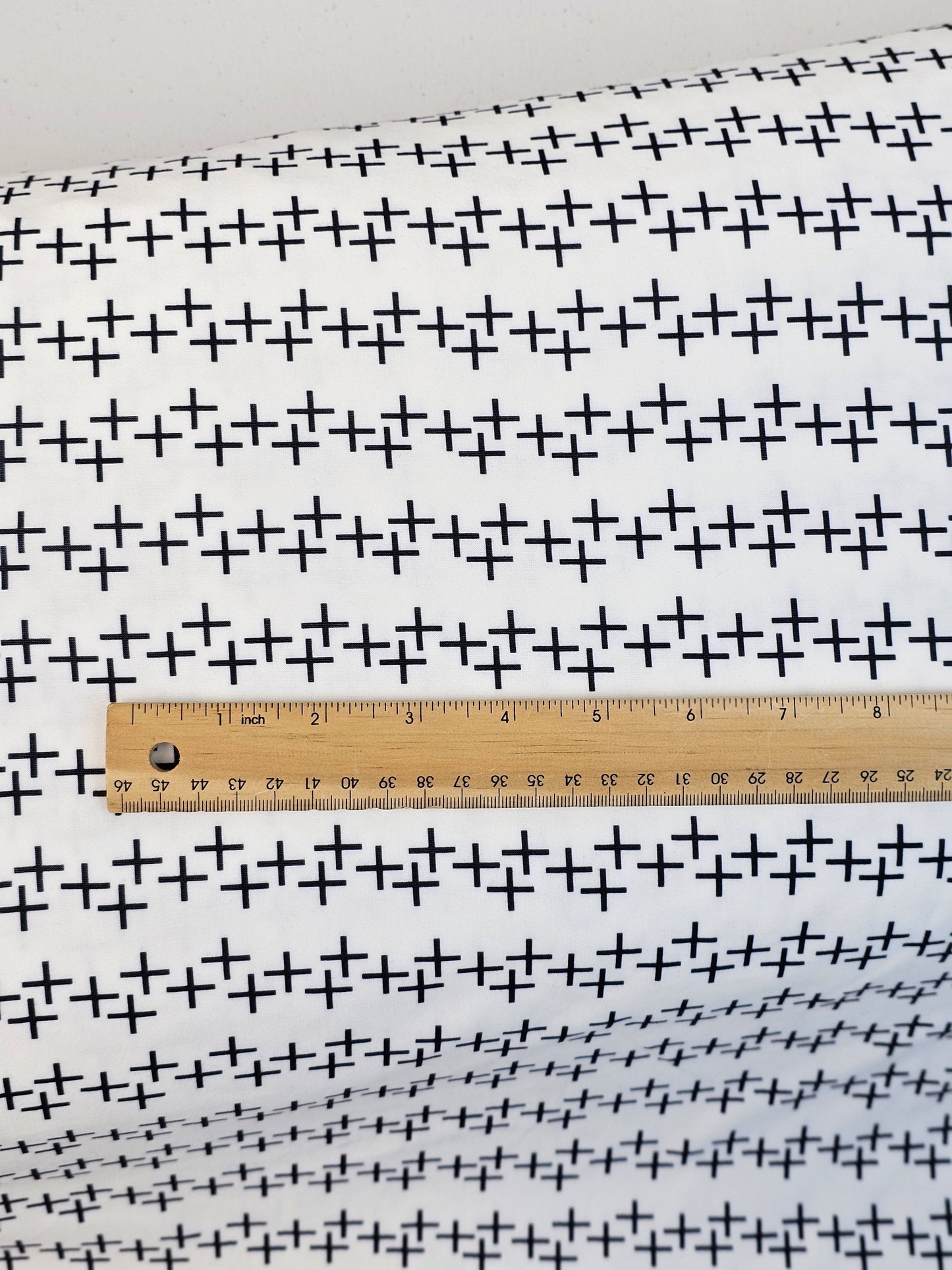 *Unique Design* Double Brushed Poly Modern Addition White