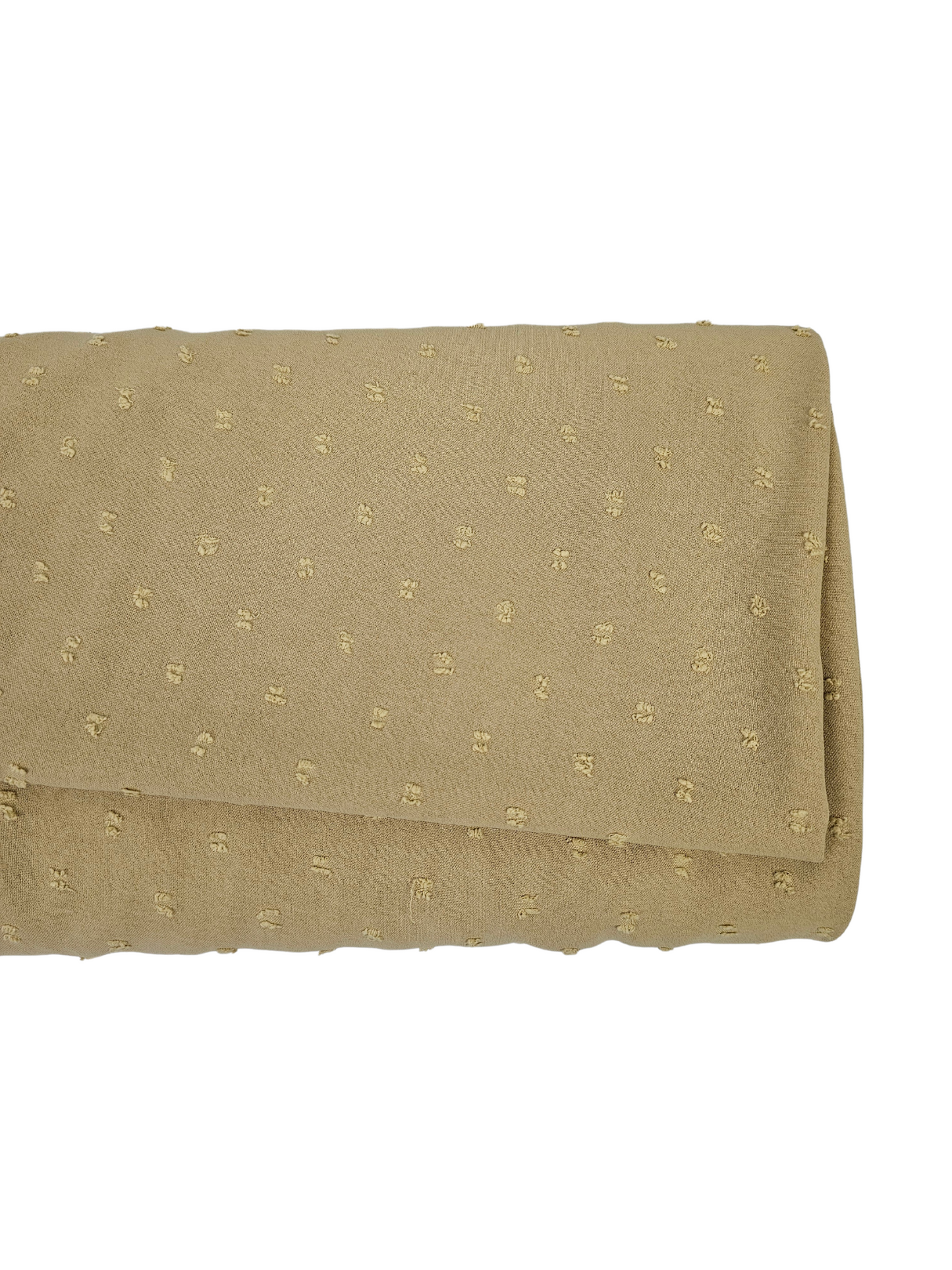 Poly Swiss Dot Tan 1⅞ yards