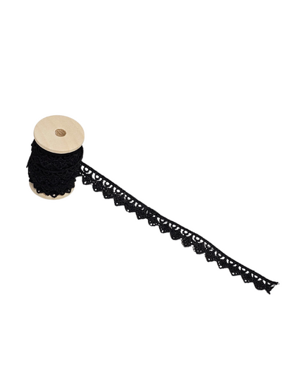 Spool of 1/2 "Black Lace 2 yds.