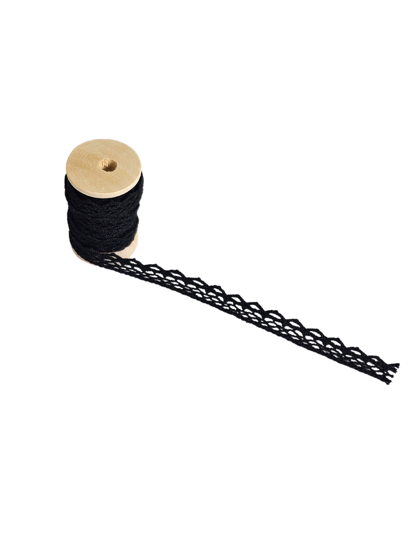 Spool of 3/8" Black Lace 2 yds