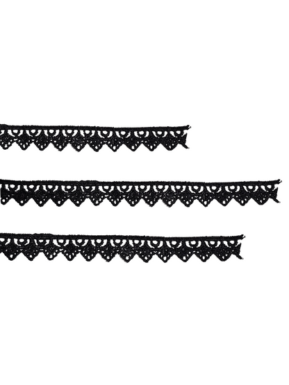 Spool of 1/2 "Black Lace 2 yds.