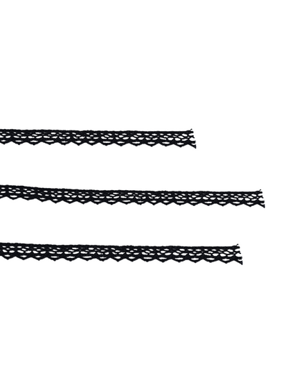 Spool of 3/8" Black Lace 2 yds