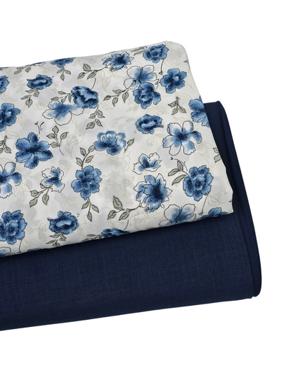 Kendra Polyester Navy 2 Yds Remnant