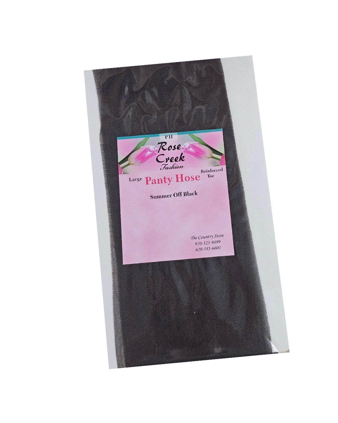 Summer Off Black Panty Hose Large