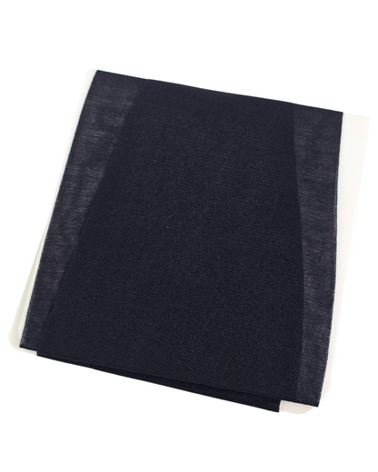 Rich Black Knee High Hose
