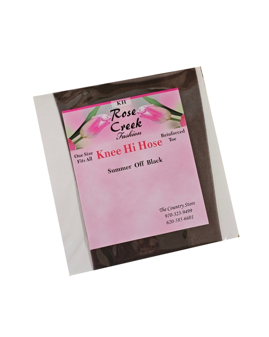 Summer Off Black Knee High Hose