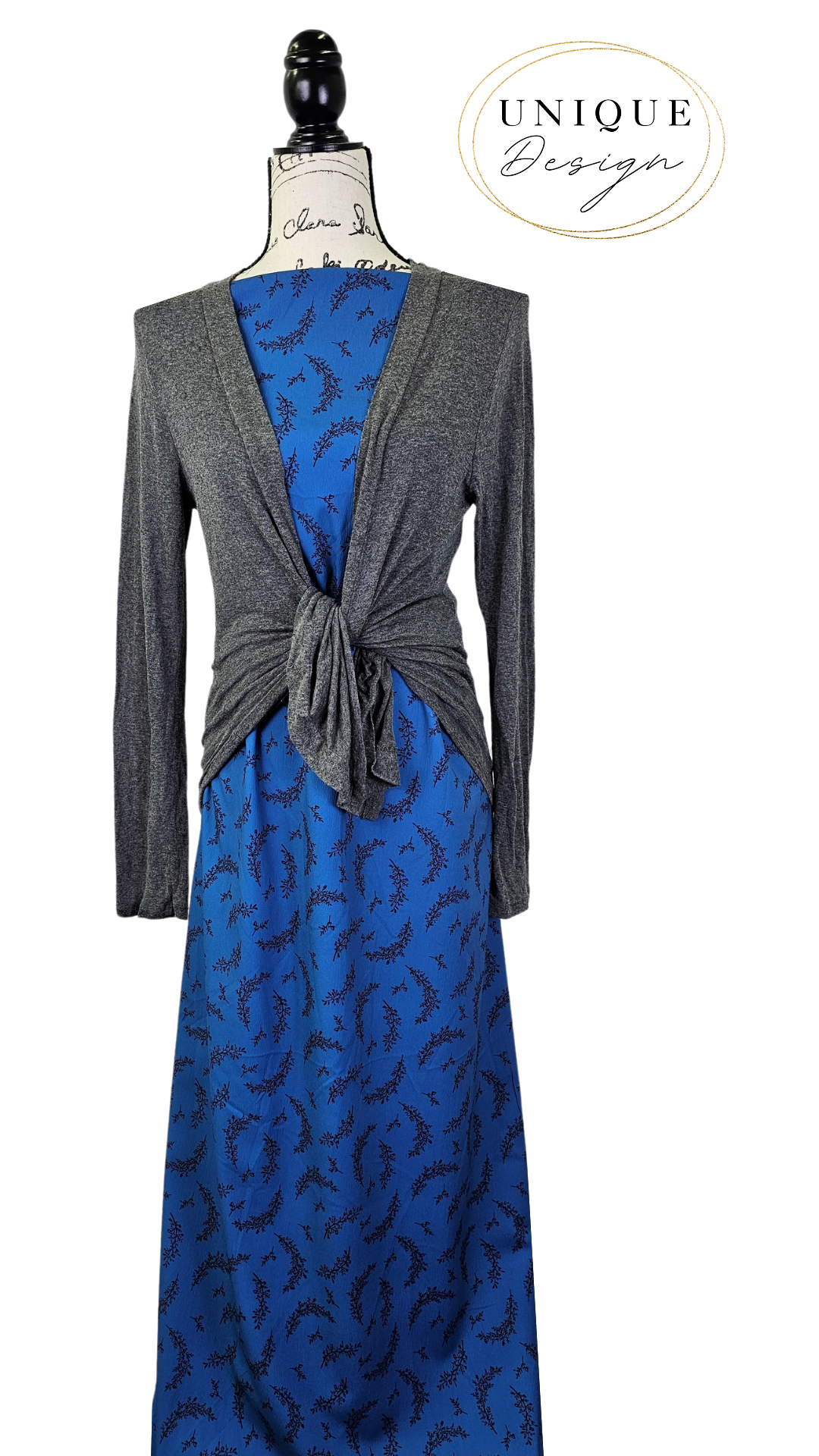 *Unique Design* Pineskin Midnight Vines Royal Blue