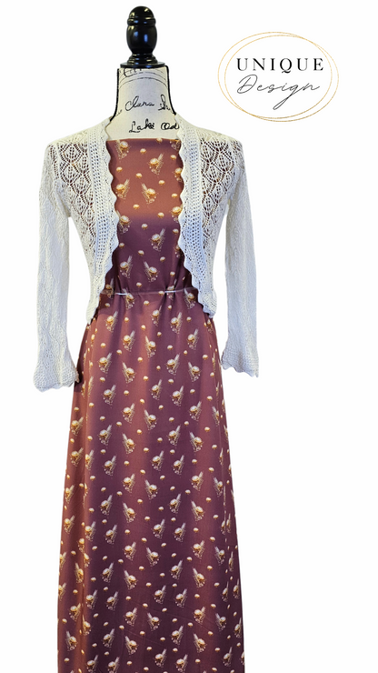 *Unique Design* Cloud Poly Fall Foliage Flair Mauve