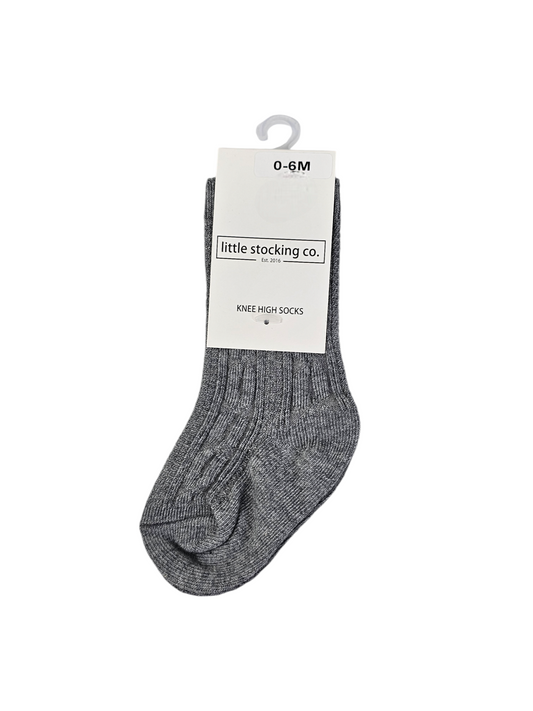 0-6 mo. Gray Socks