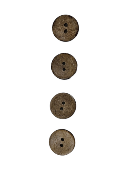 Brown Wooden Buttons 18mm