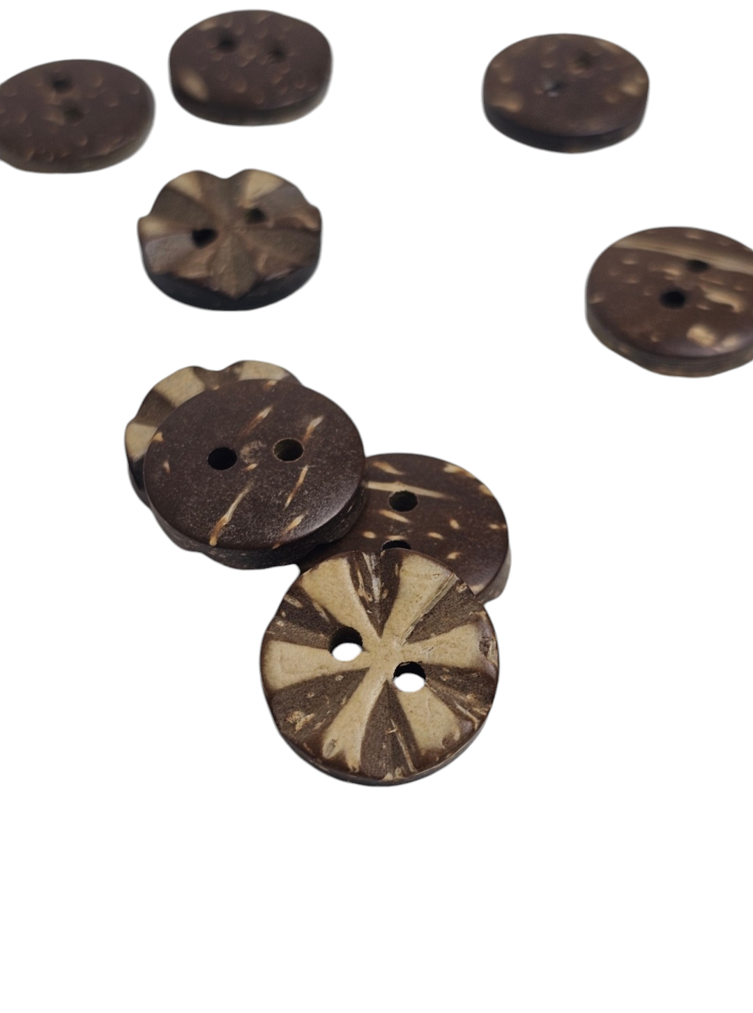 Wooden Buttons Pinwheel