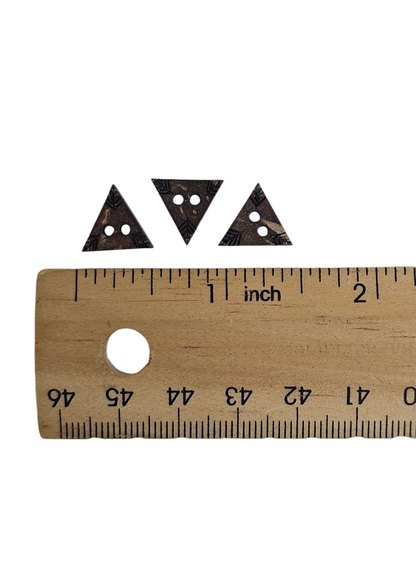 Wooden Buttons Triangle