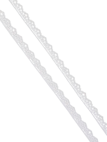 ⅝" White Stretch Lace
