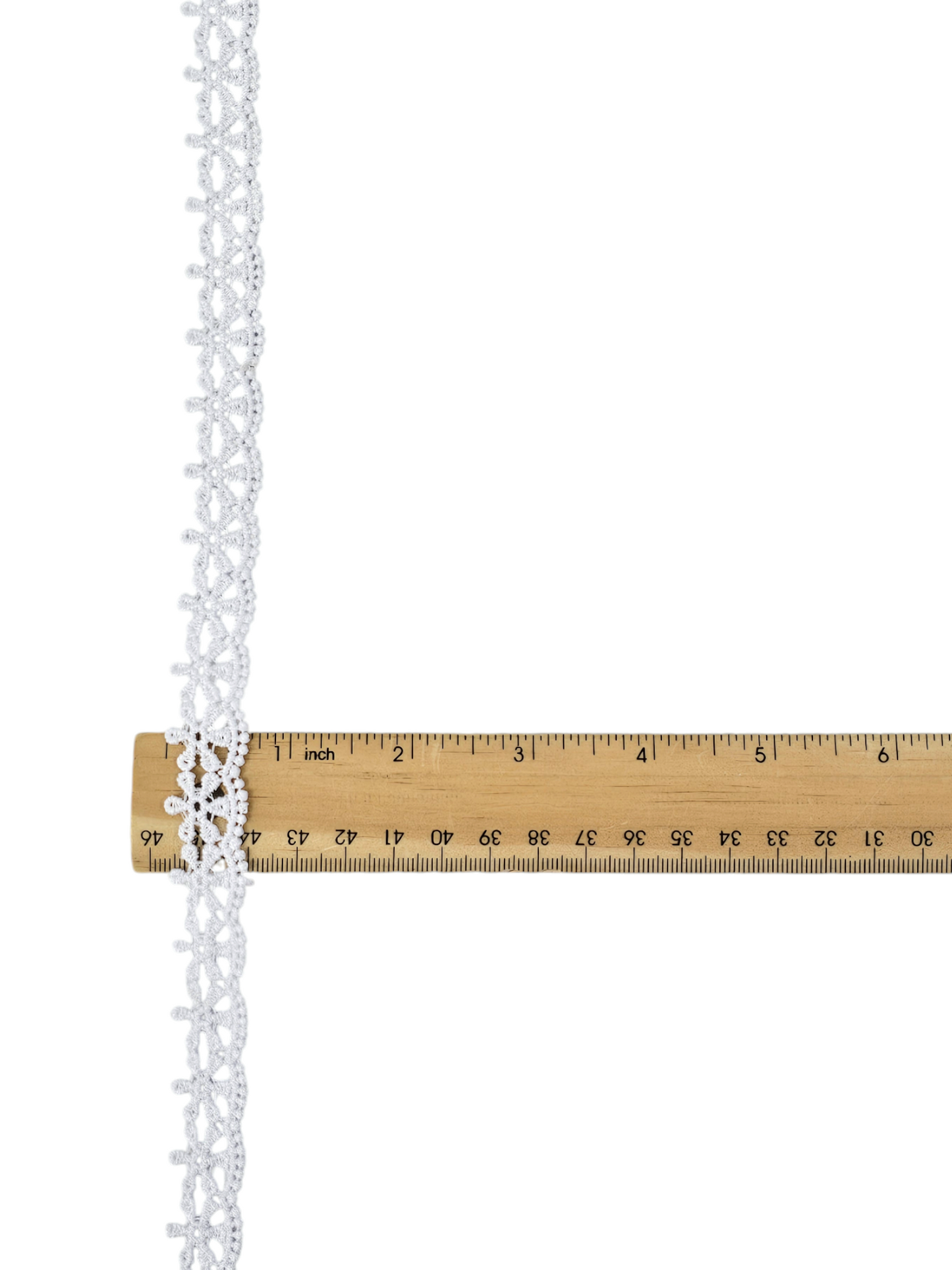 White ⅝" Venise Lace