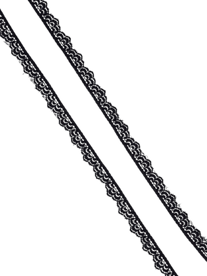 ⅝" Black Stretch Lace