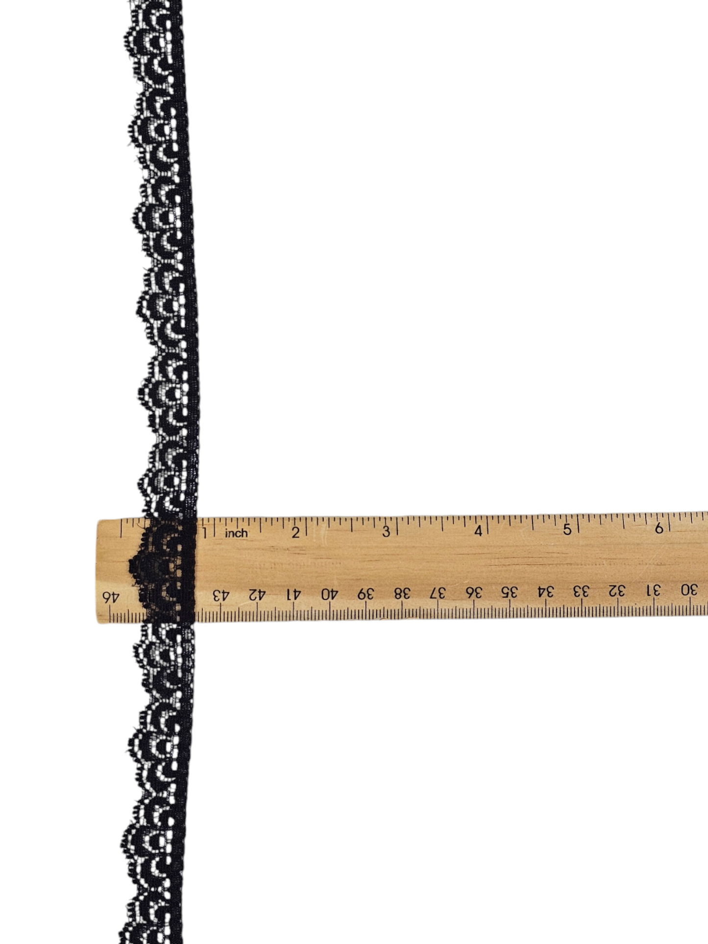 ⅝" Black Stretch Lace
