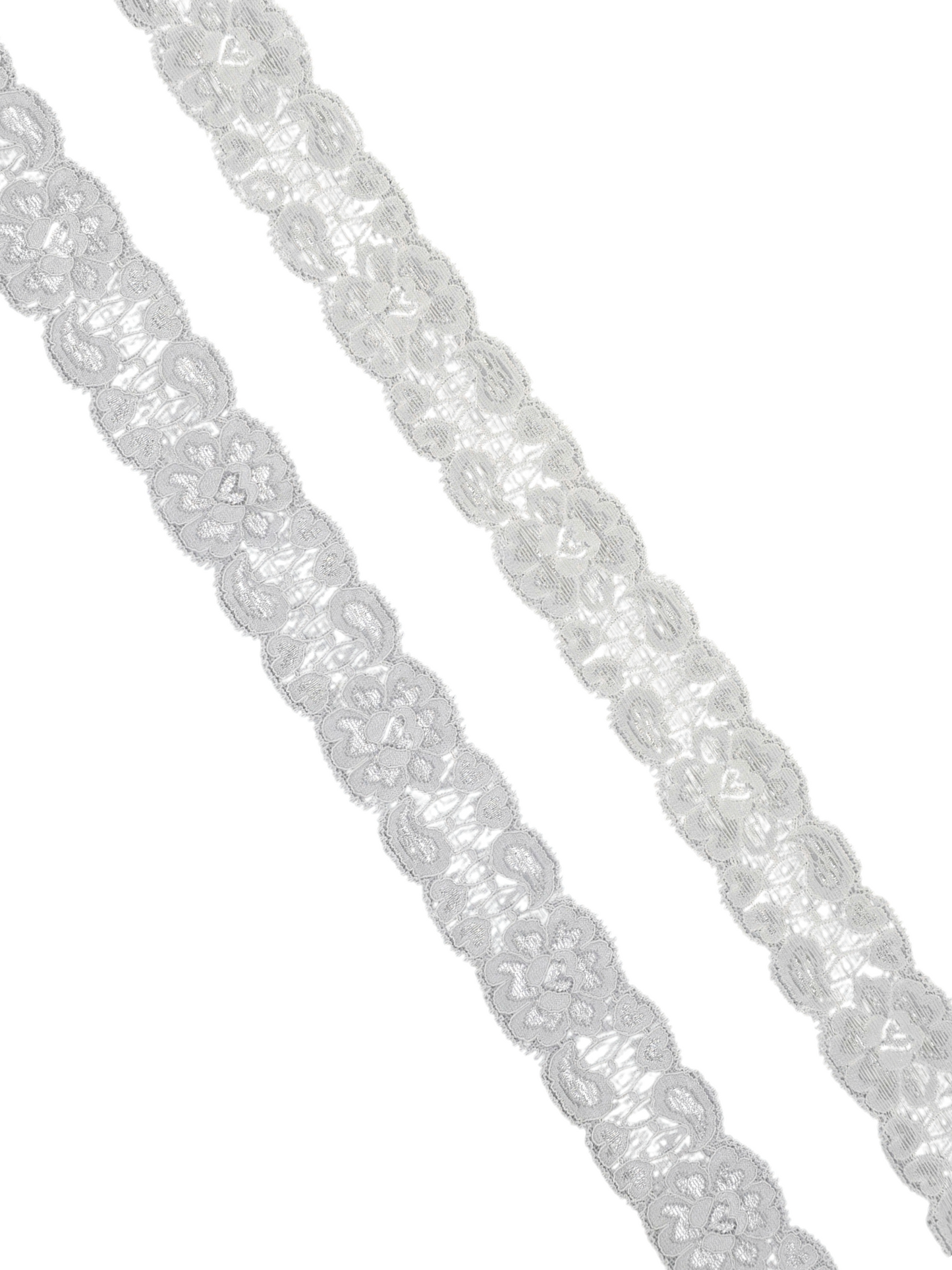 1⅝" White Stretch Lace