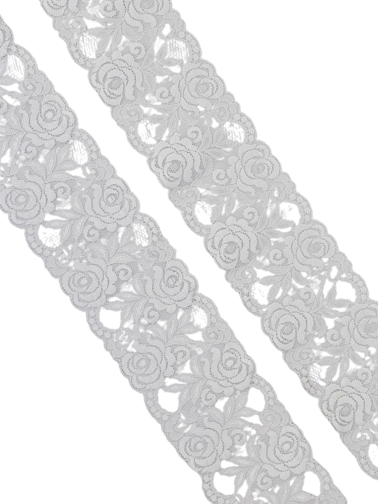 3½" White Stretch Lace
