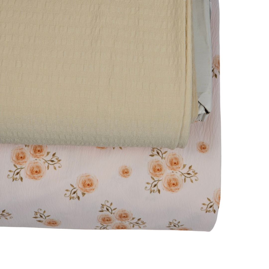 Daisy Sand Polyester 1½ Yd Remnant