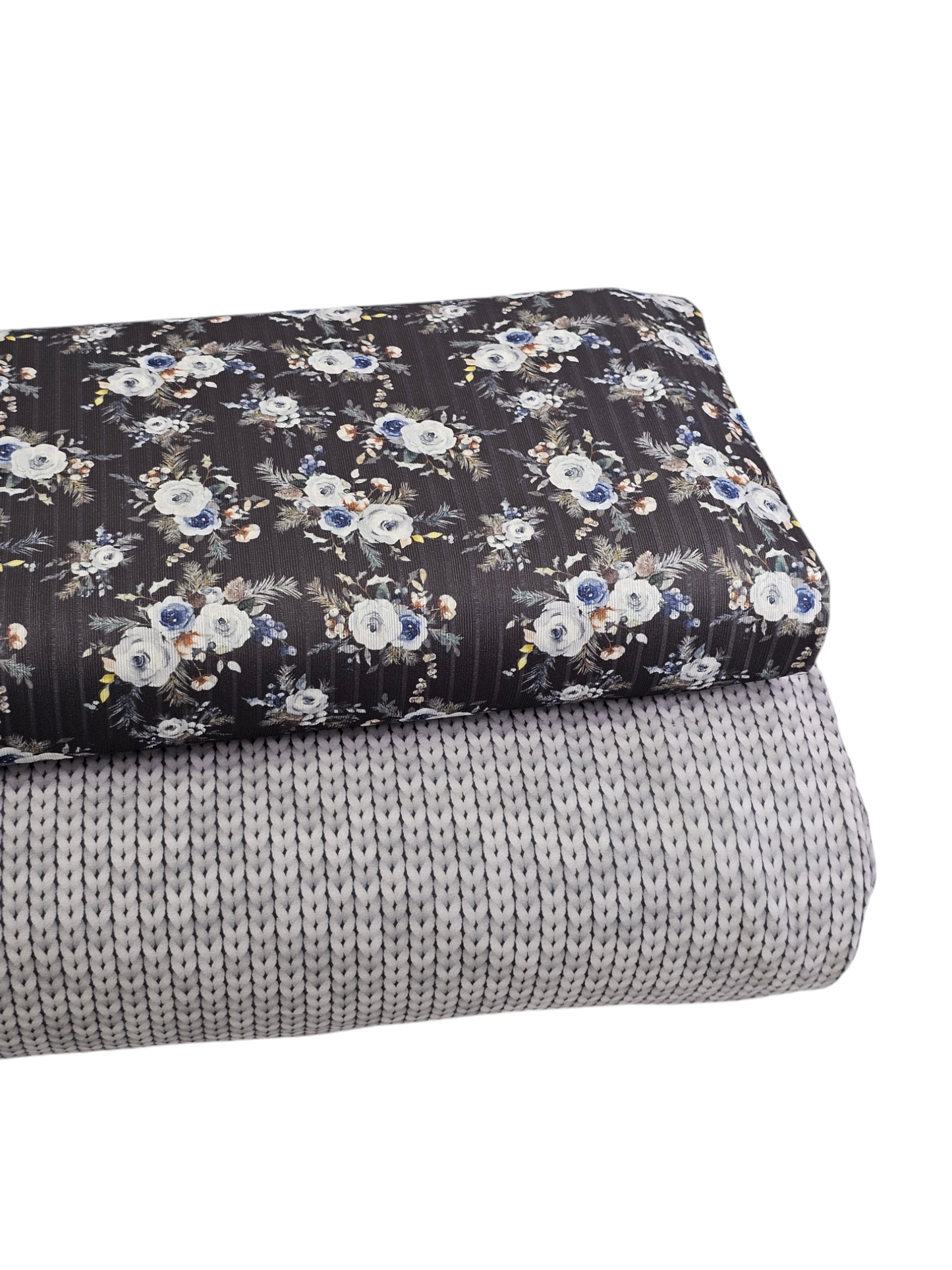 *Unique Design* Doubled Brushed Knitted Gray