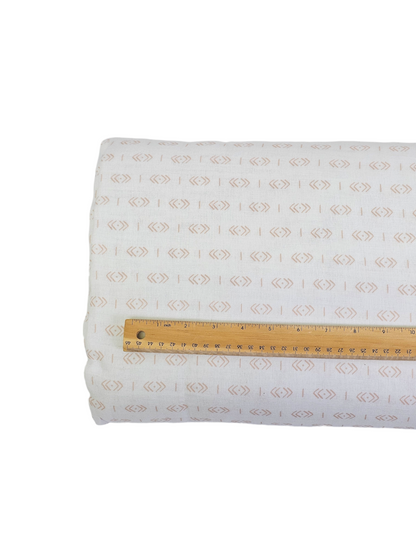 Cotton Gauze Boho Tan Arrowscape