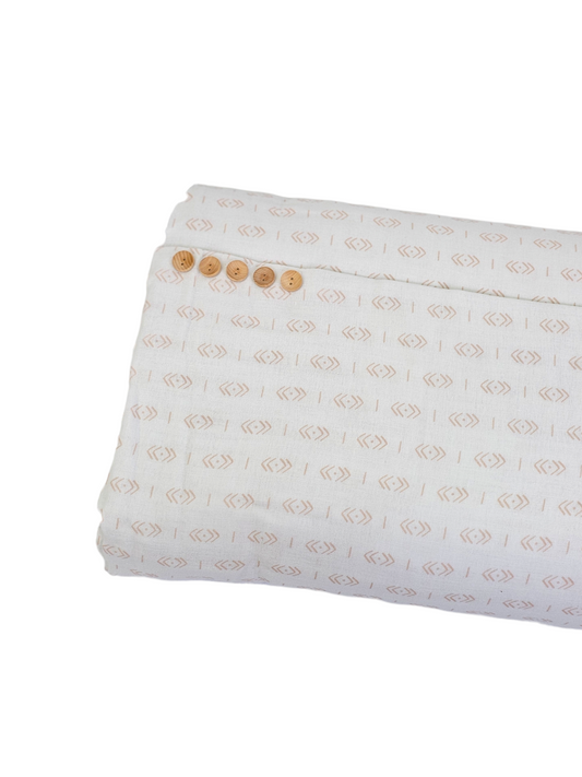 Cotton Gauze Boho Tan Arrowscape