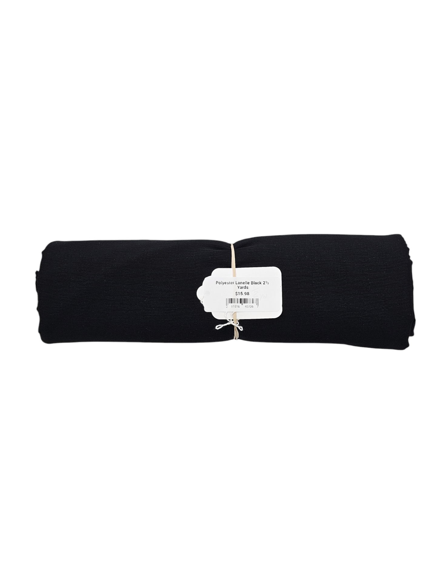 Polyester Lanelle Black 2½ Yards