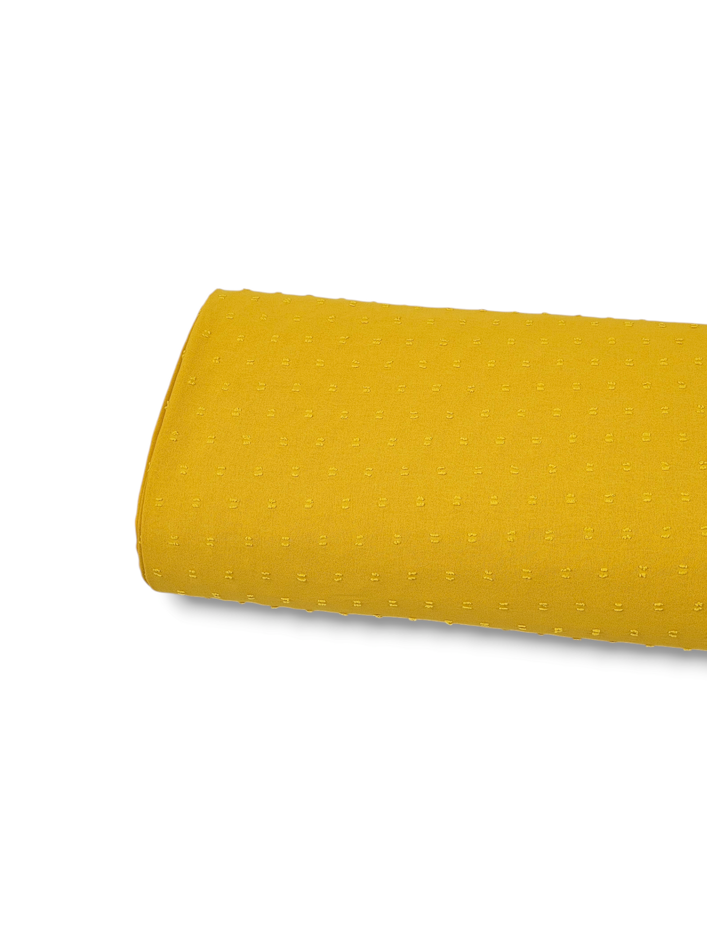 Poly Swiss Dot Mustard Yellow