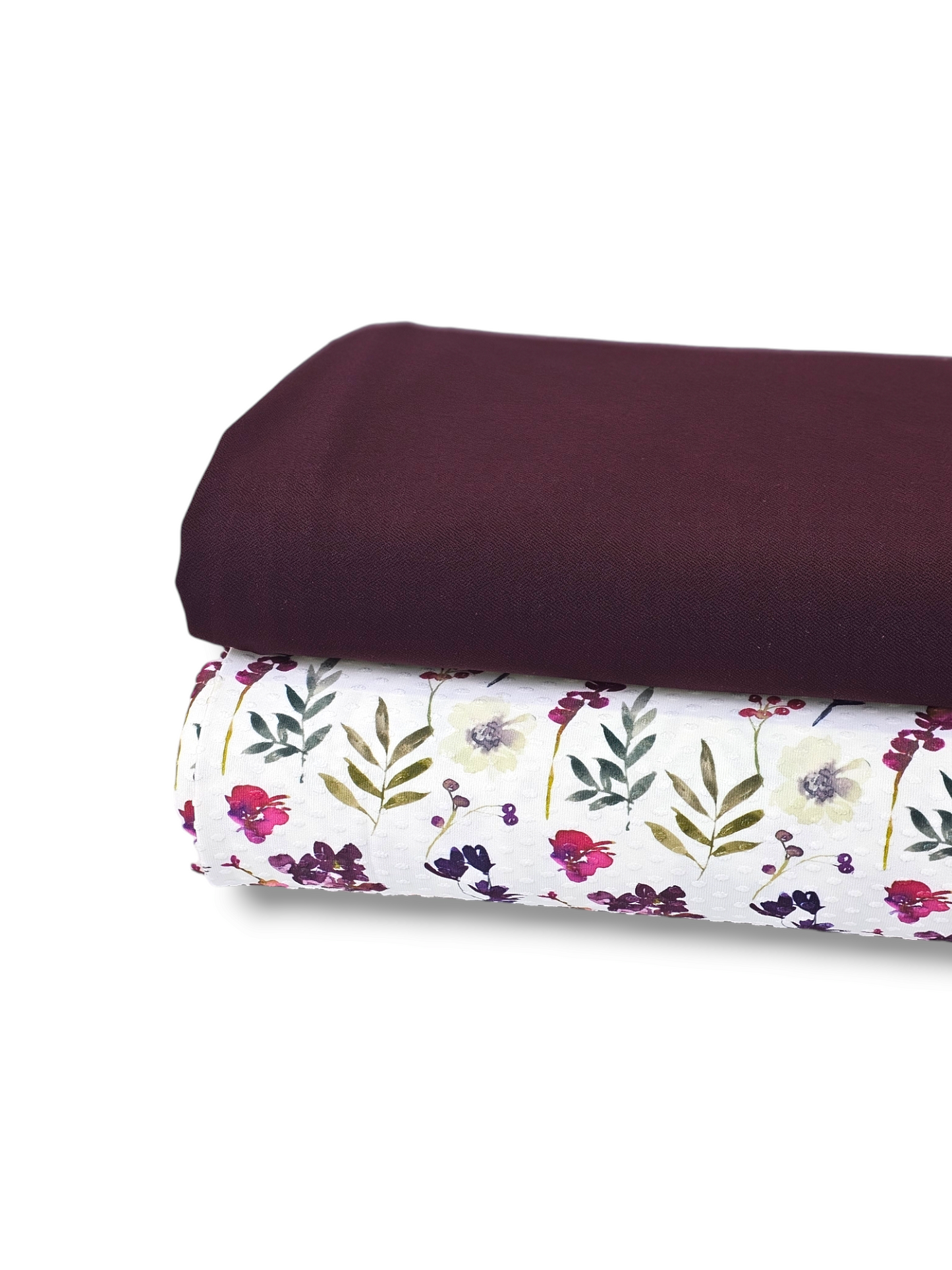 Crepe Knit Wine 1¼ Yard Remnant