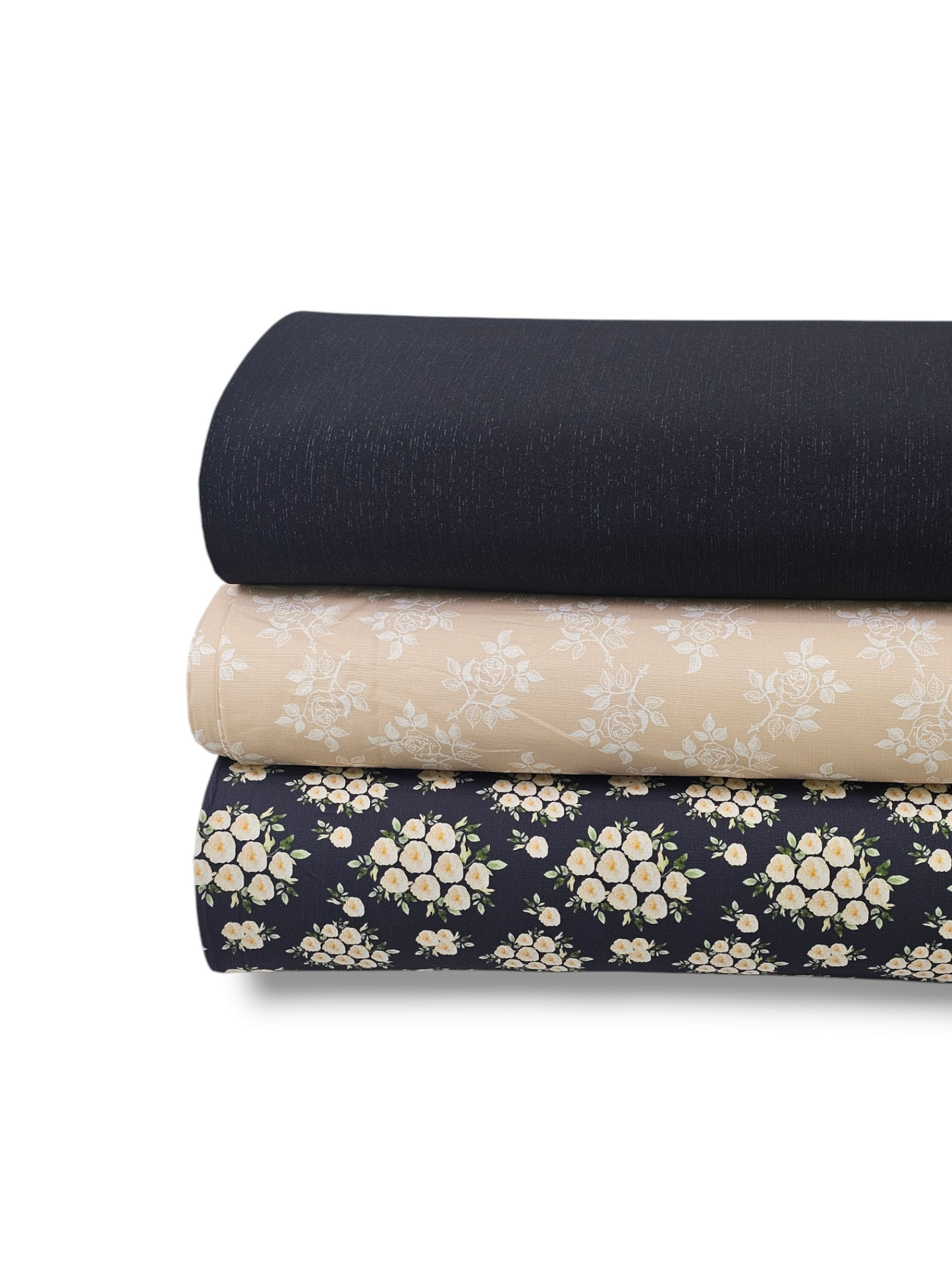 *Unique Design* Cloud Poly Ivory Bloom Black