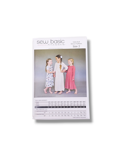 Girls Knit Dress Pattern Size 2