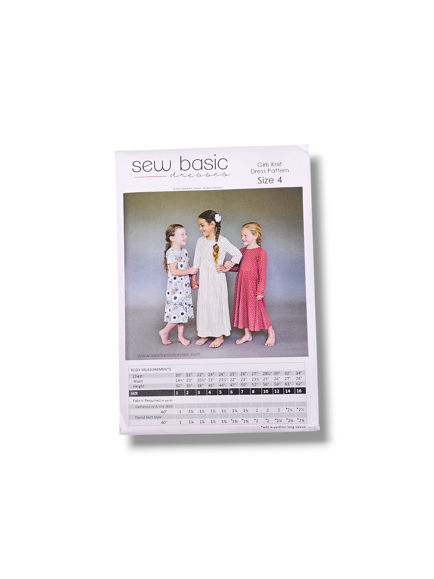Girls Knit Dress Pattern Size 4