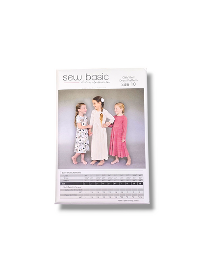 Girls Knit Dress Pattern Size 10