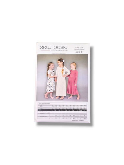 Girls Knit Dress Pattern Size 5