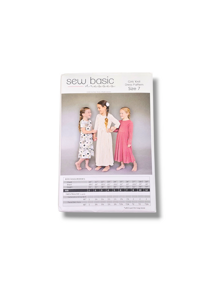 Girls Knit Dress Pattern Size 7