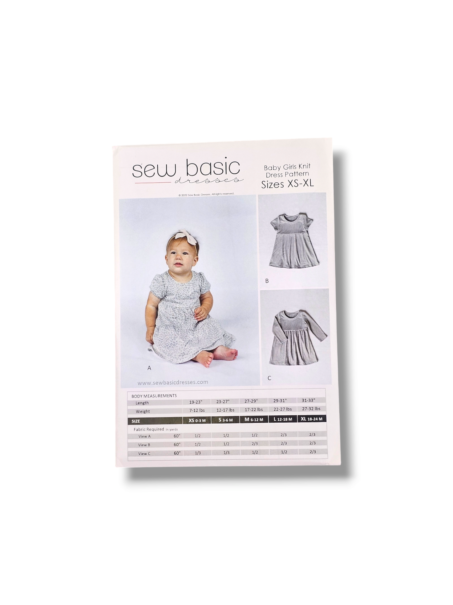 Baby Girls Knit Dress Pattern
