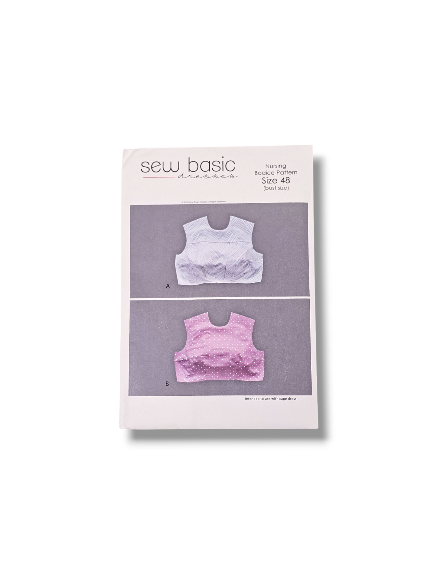 Nursing Bodice Pattern Size 48