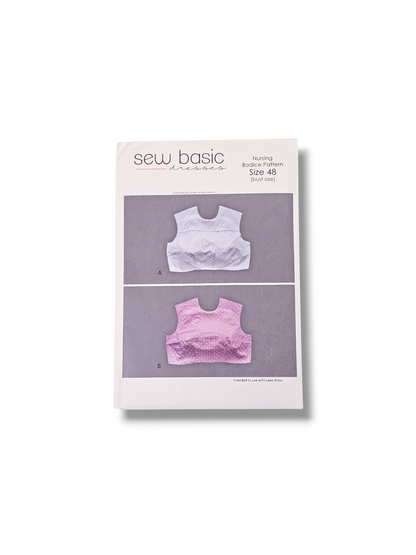 Nursing Bodice Pattern Size 48