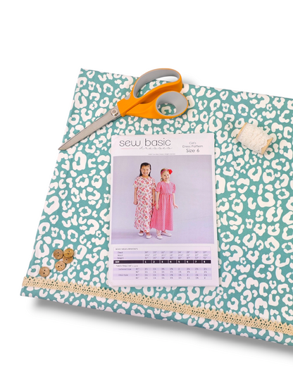 Girls Basic Dress Pattern Size 6