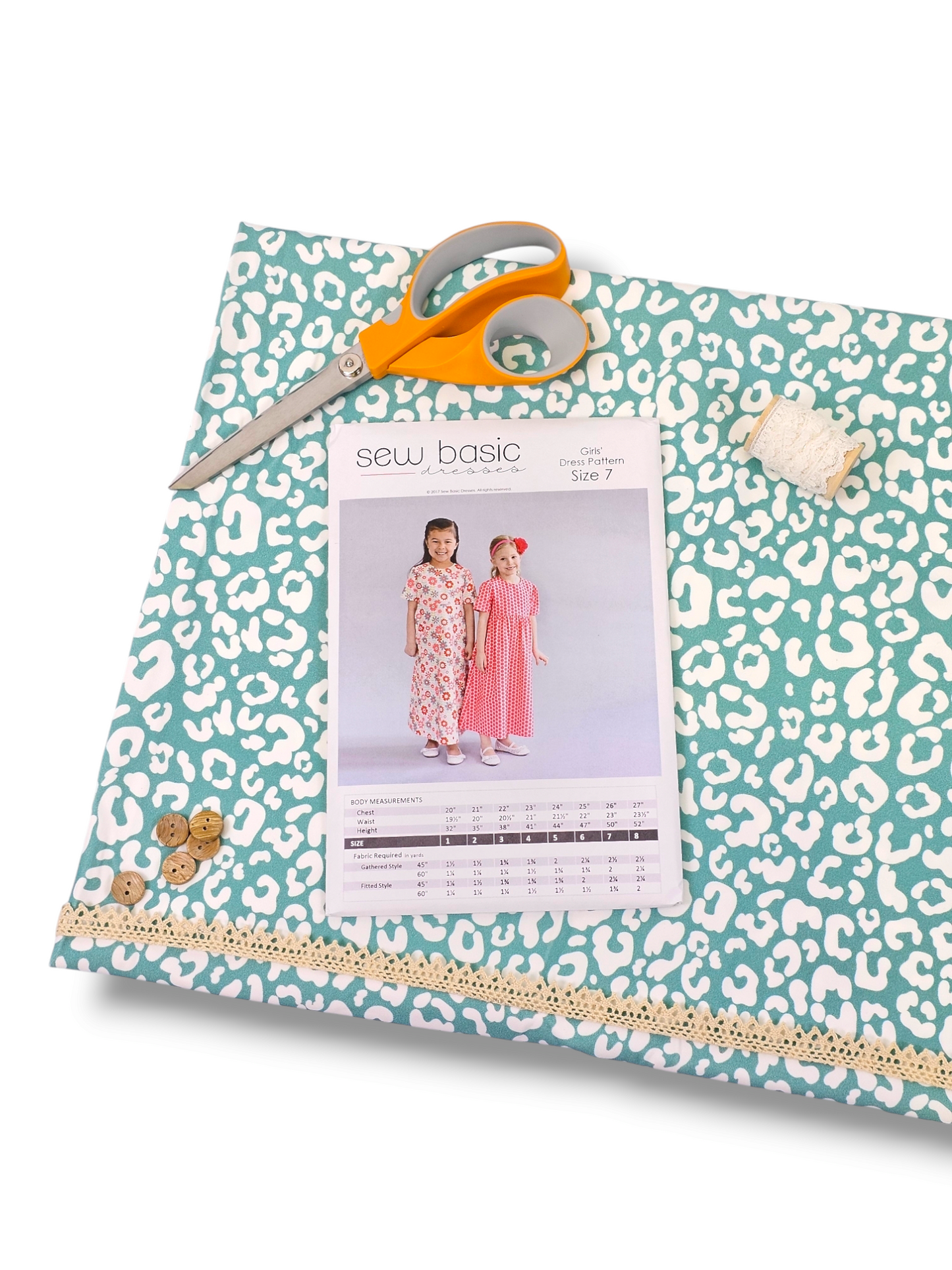 Girls Basic Dress Pattern Size 7