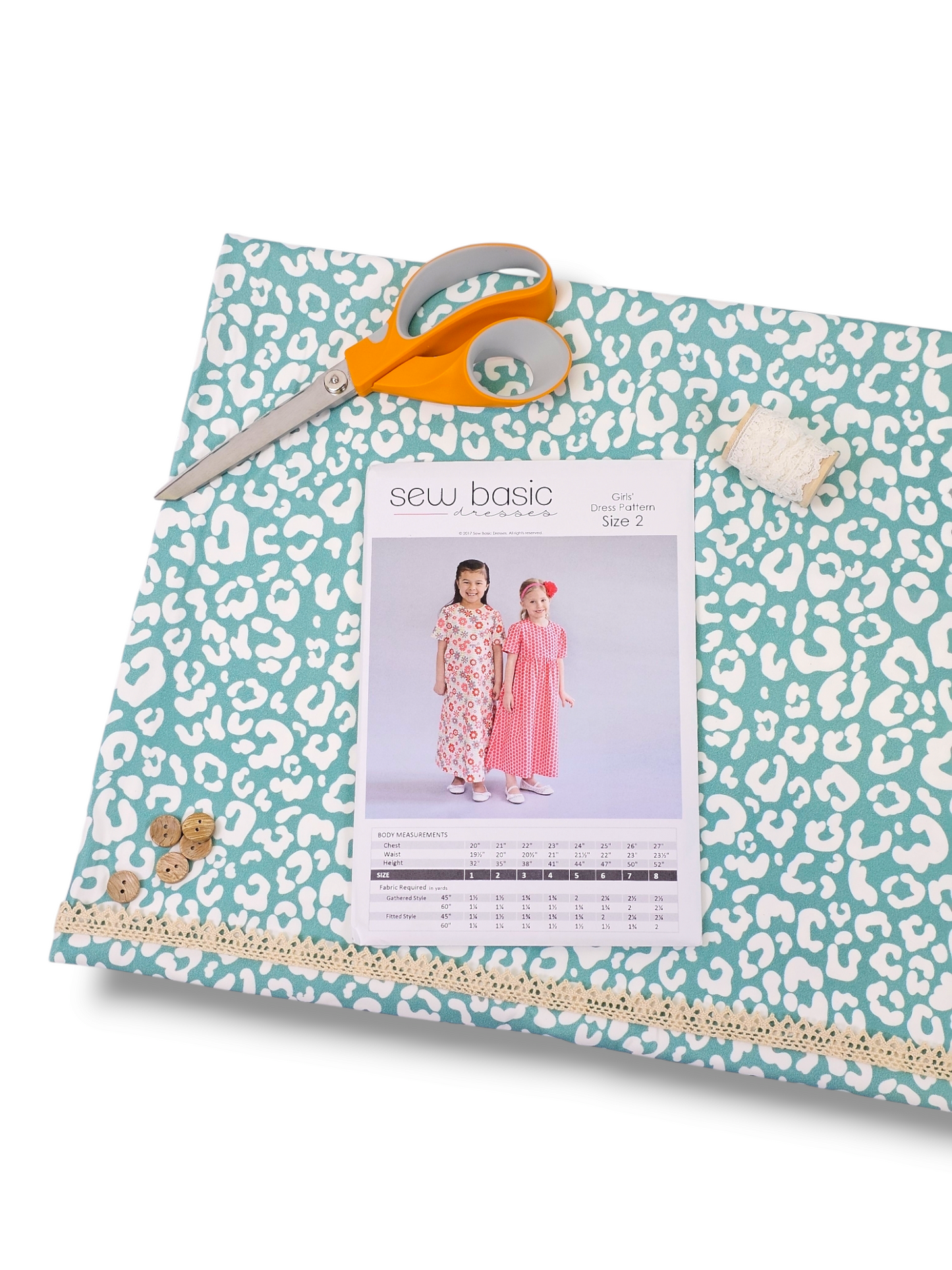 Girls Basic Dress Pattern Size 2
