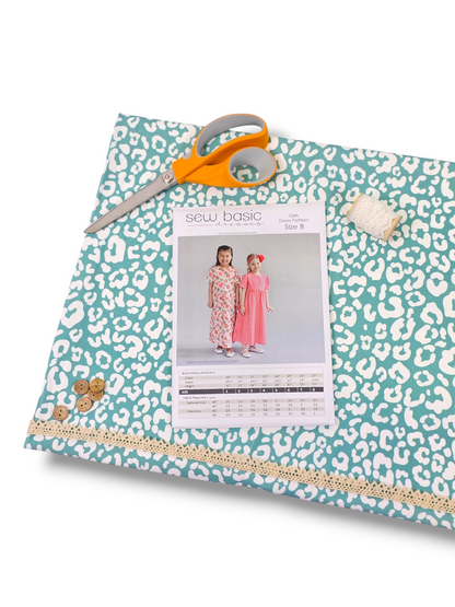 Girls Basic Dress Pattern Size 8