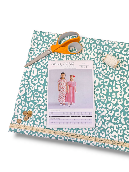 Girls Basic Dress Pattern Size 4