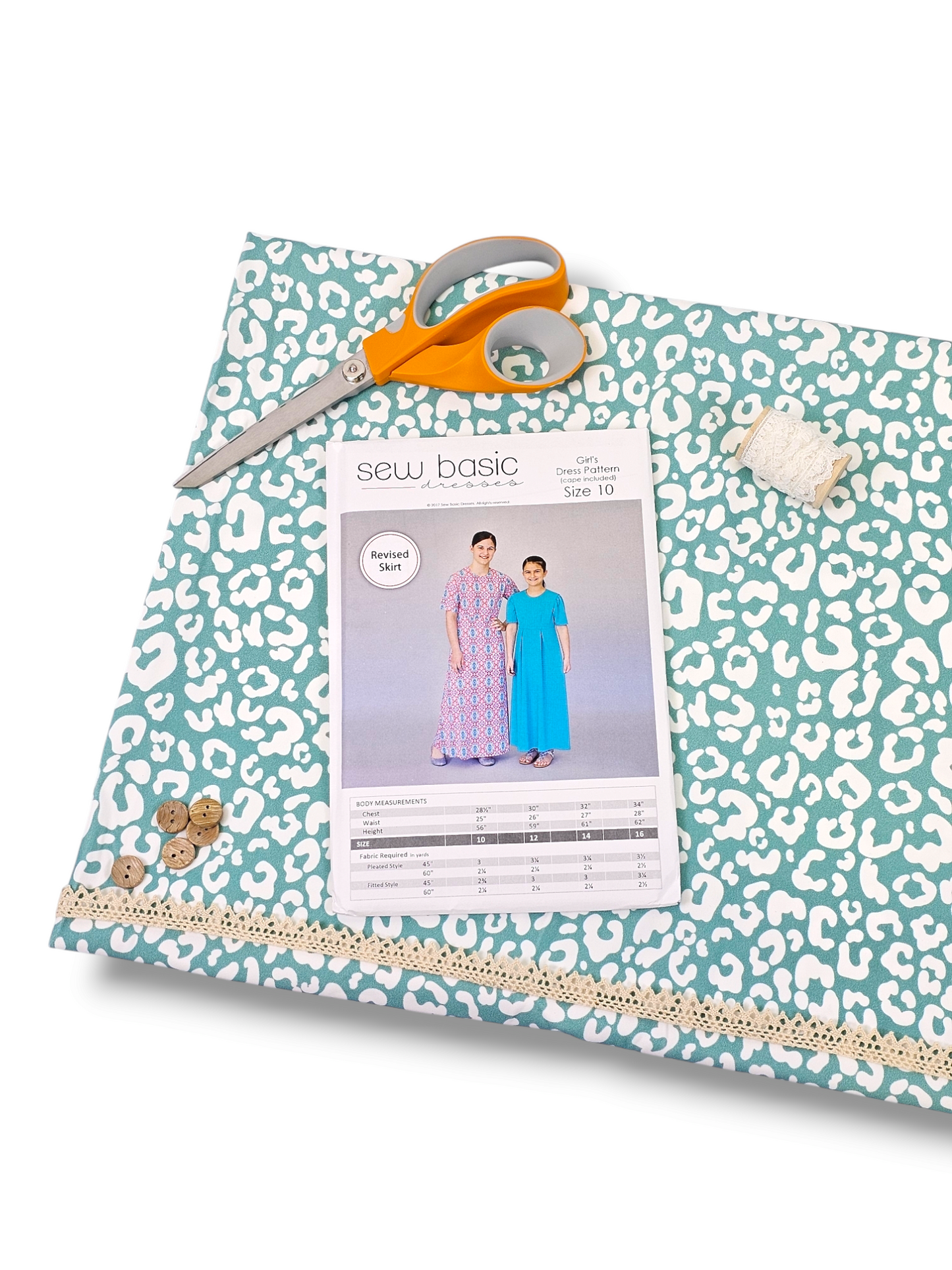 Girls Basic Dress Pattern Size 10
