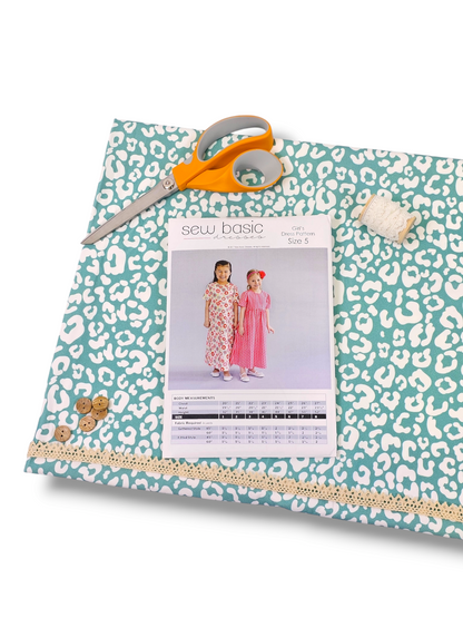 Girls Basic Dress Pattern Size 5